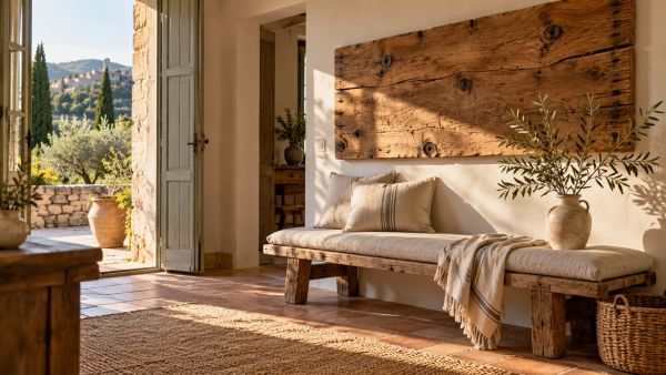 5 façons dont le bois brut transforme votre déco murale