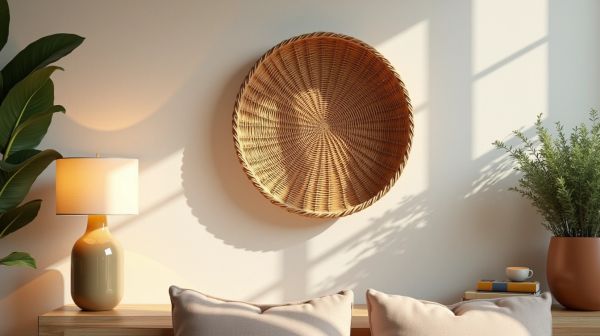 Ajoutez du style avec un panier mural décoratif